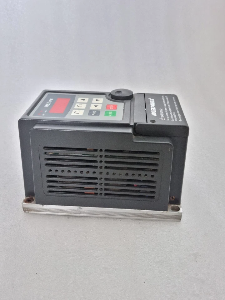 ATECH ADLEEPOWER MS2-IPM VFD INVERTER 0.4KW 0.5HP 1PH 220V INPUT 3PH OUTPUT